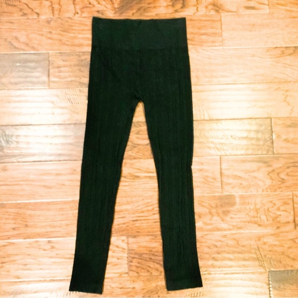 Source Unknown Dark Gray Patterned Leggings - Picture 5 of 6